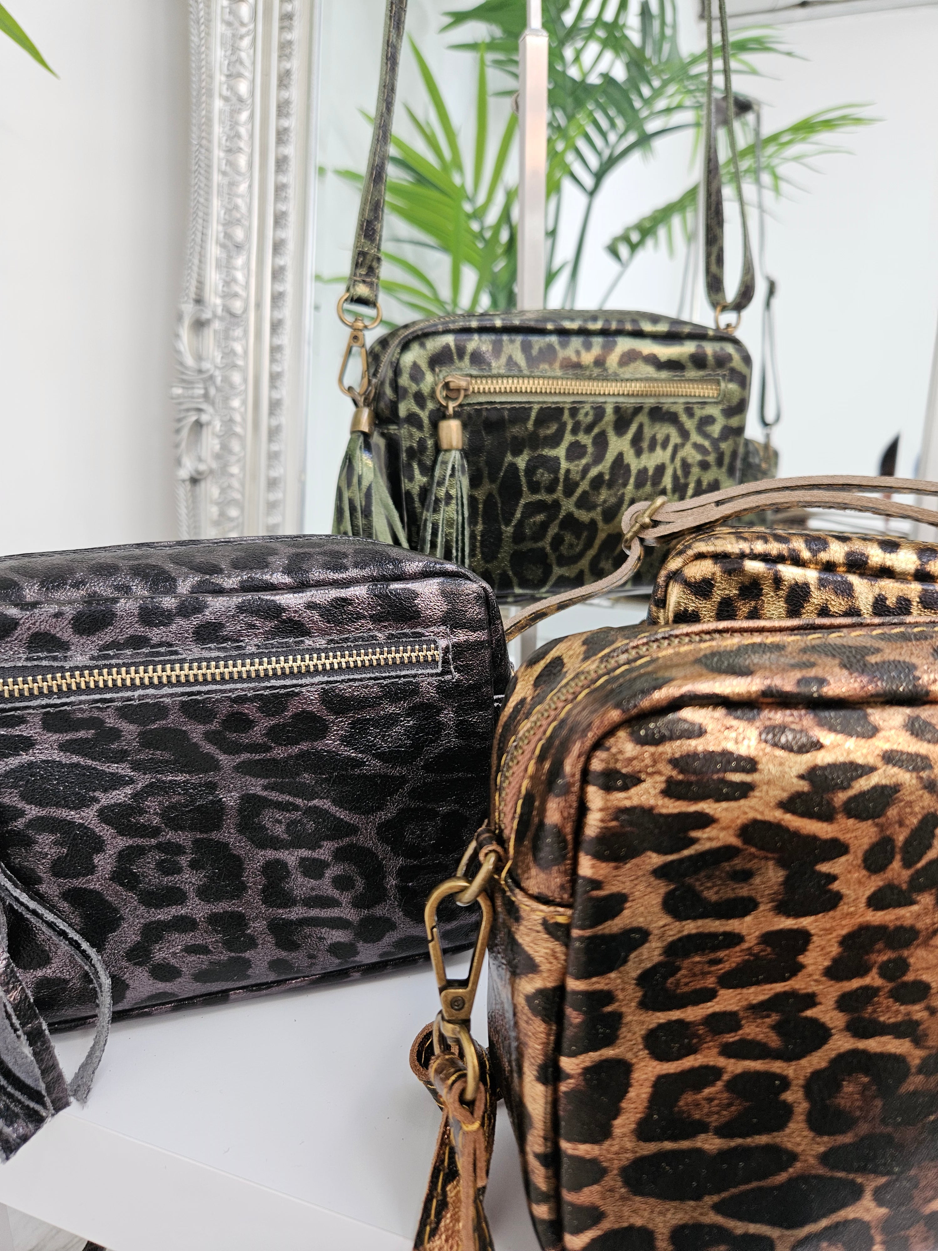 Leopard Cross Body Shoulder Bag Choose your Colour