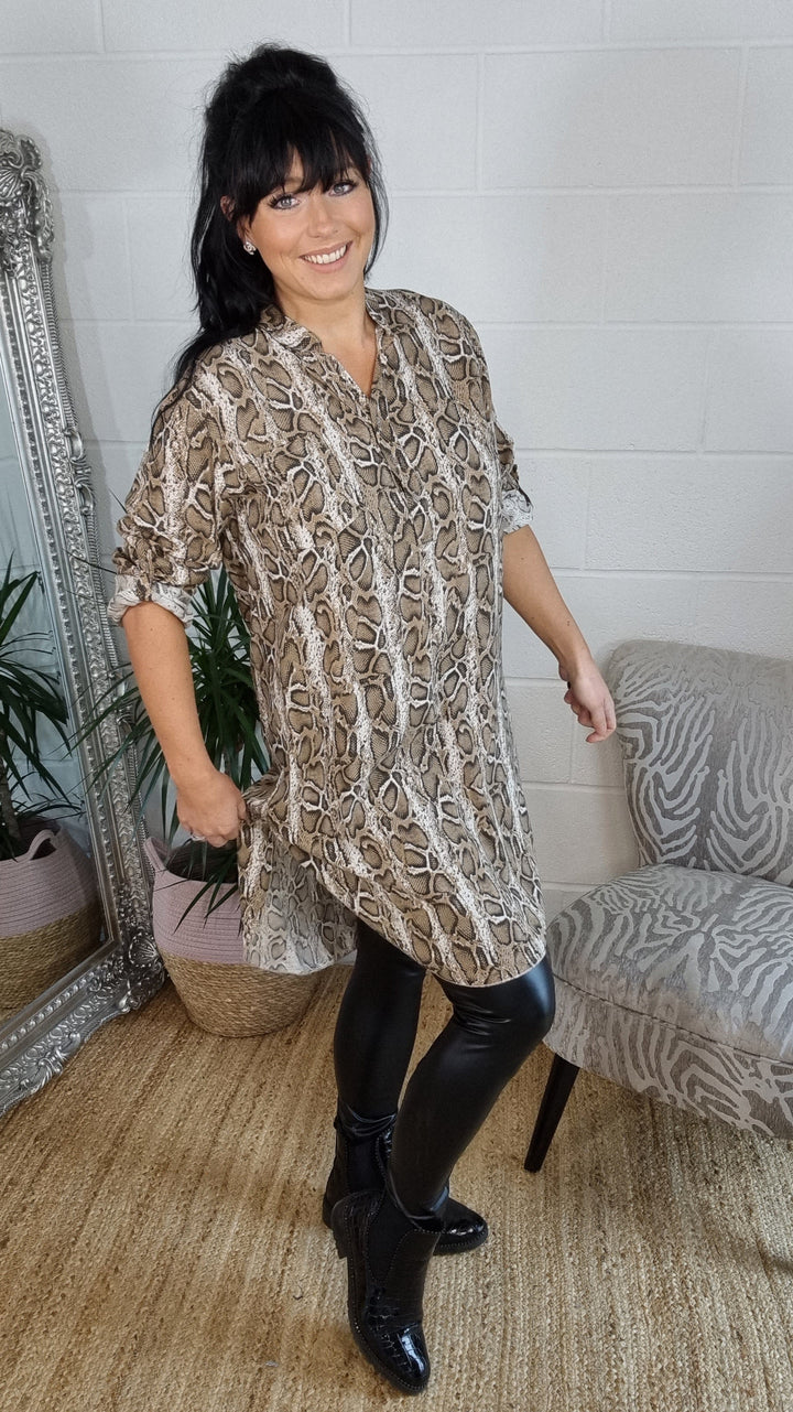 Celia Snake Dress/Tunic