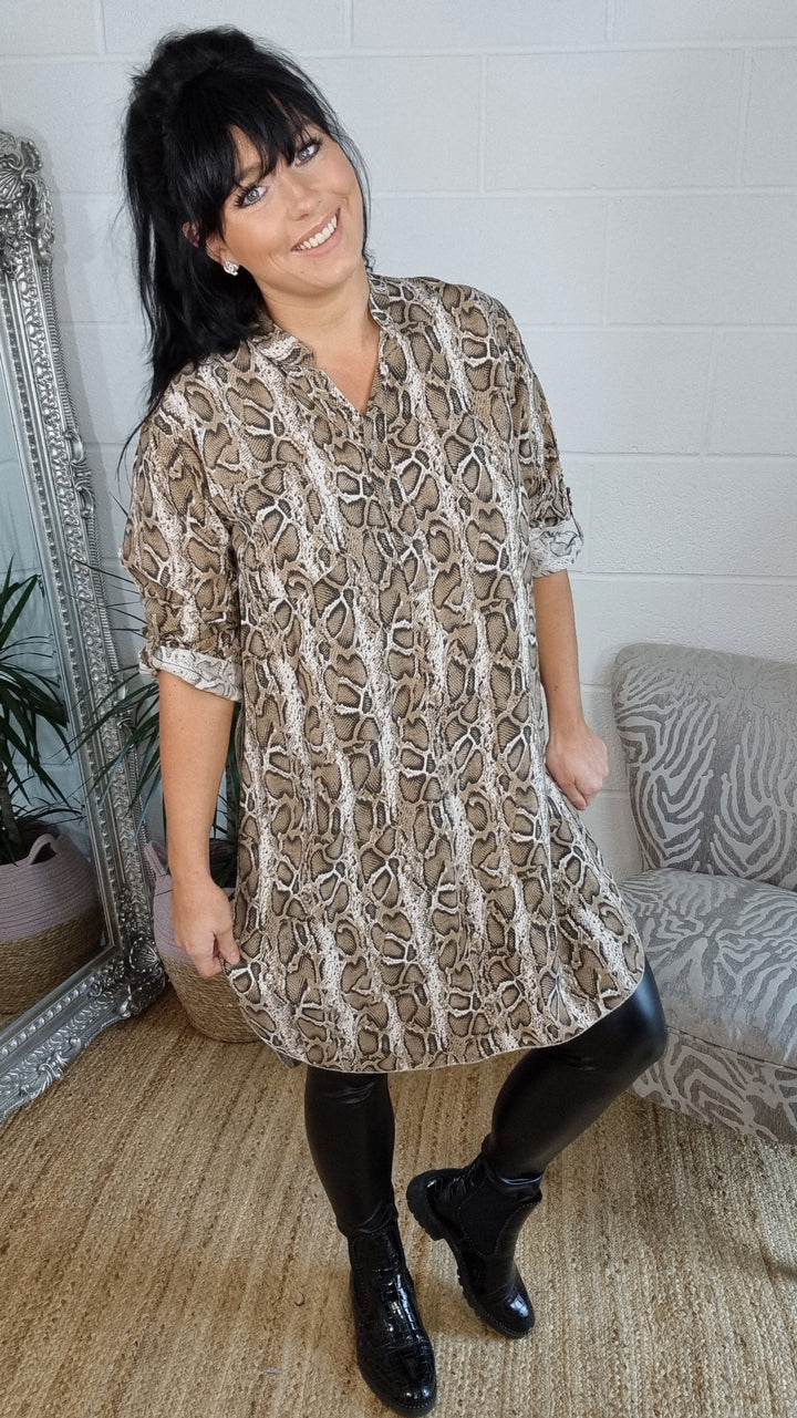 Celia Snake Dress/Tunic