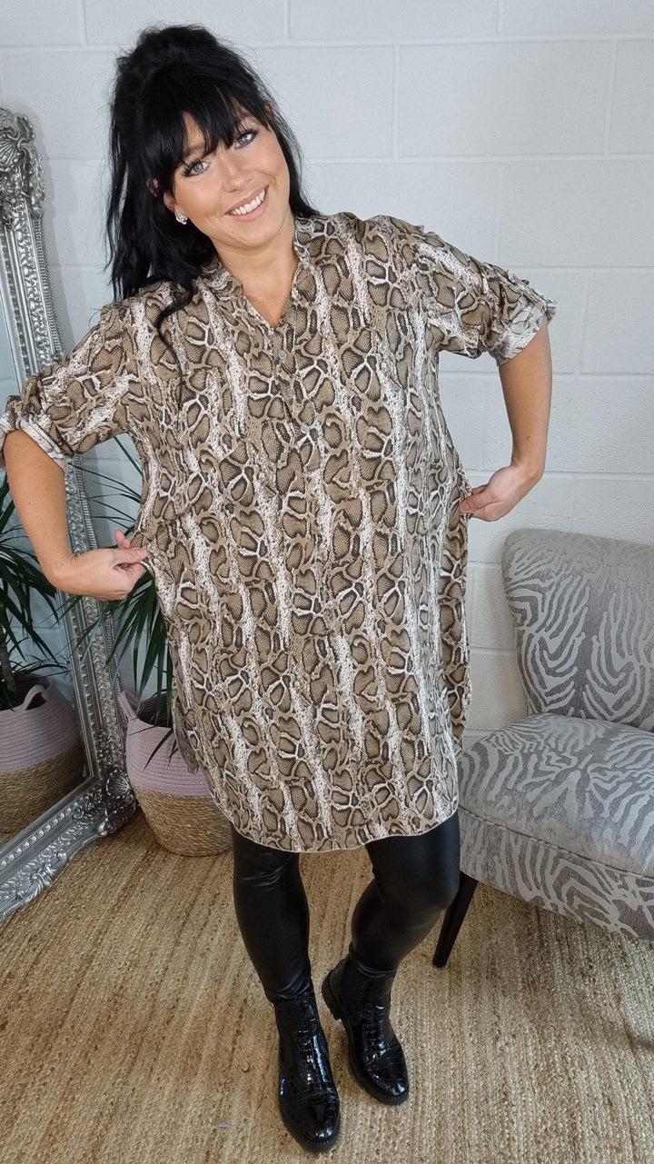 Celia Snake Dress/Tunic