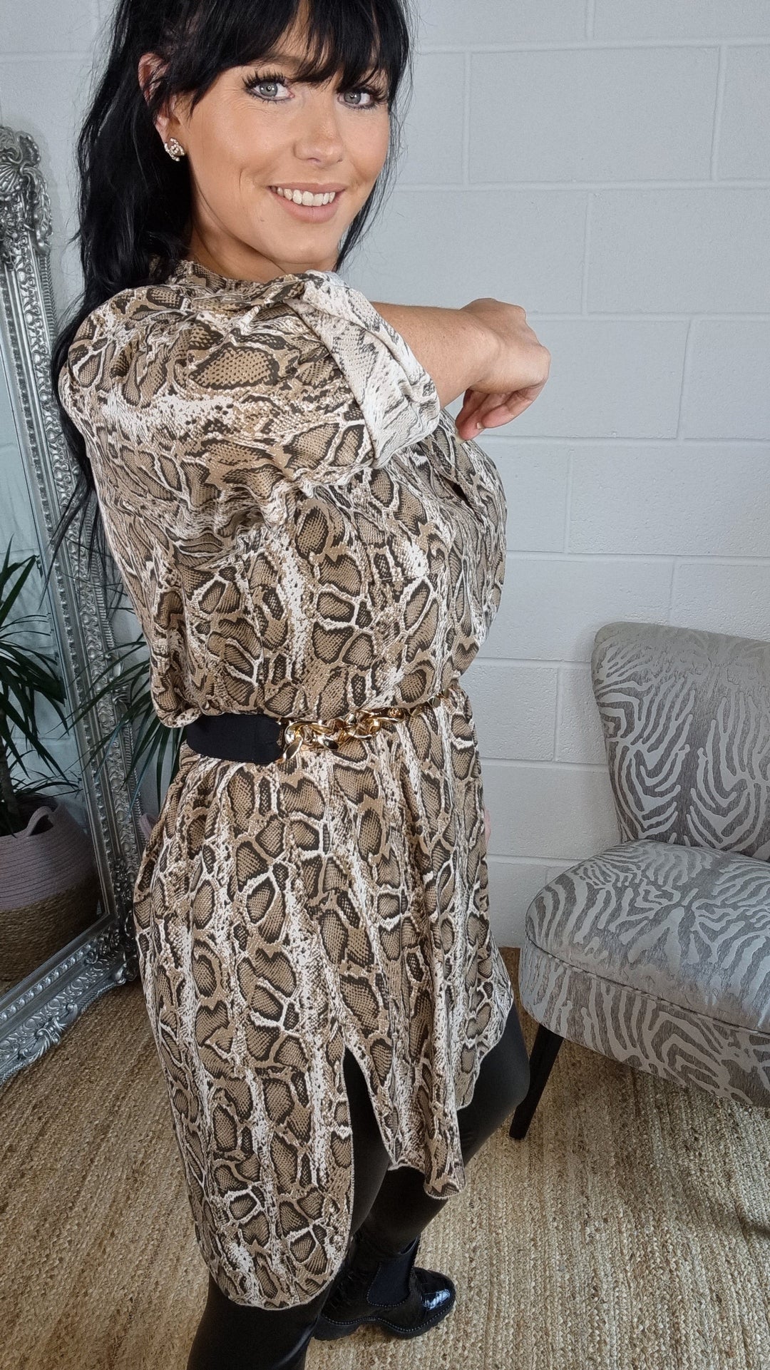 Celia Snake Dress/Tunic