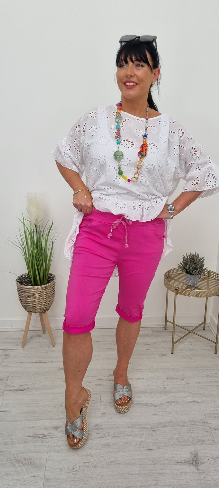 Lisbon Magic Shorts - Hot Pink