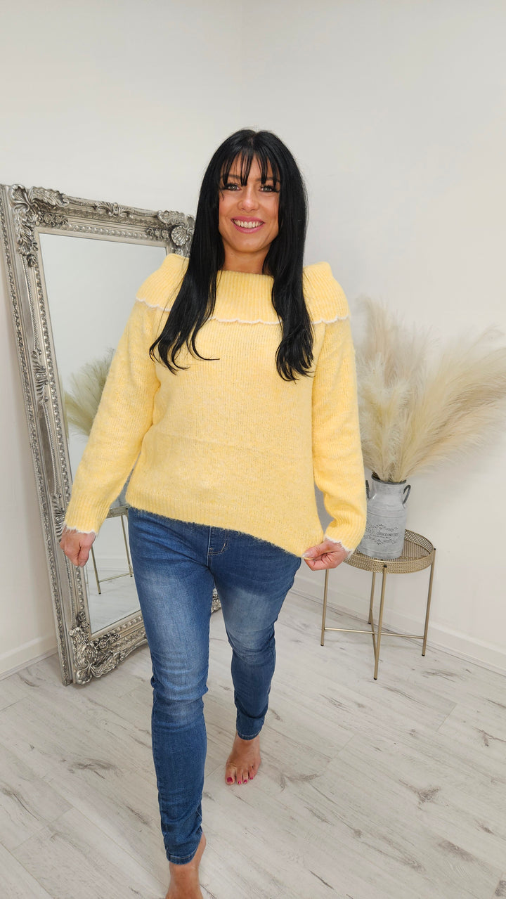 Sienna Off The Shoulder Jumper - (choose your Colour)