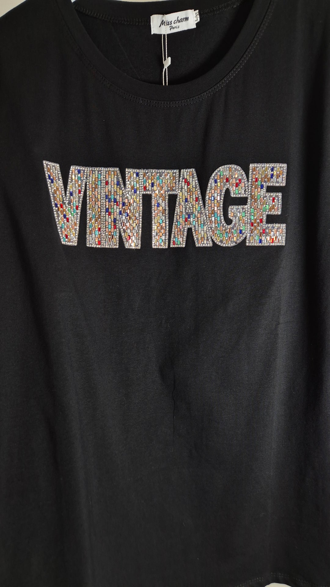 VINTAGE Tee Shirt - Black