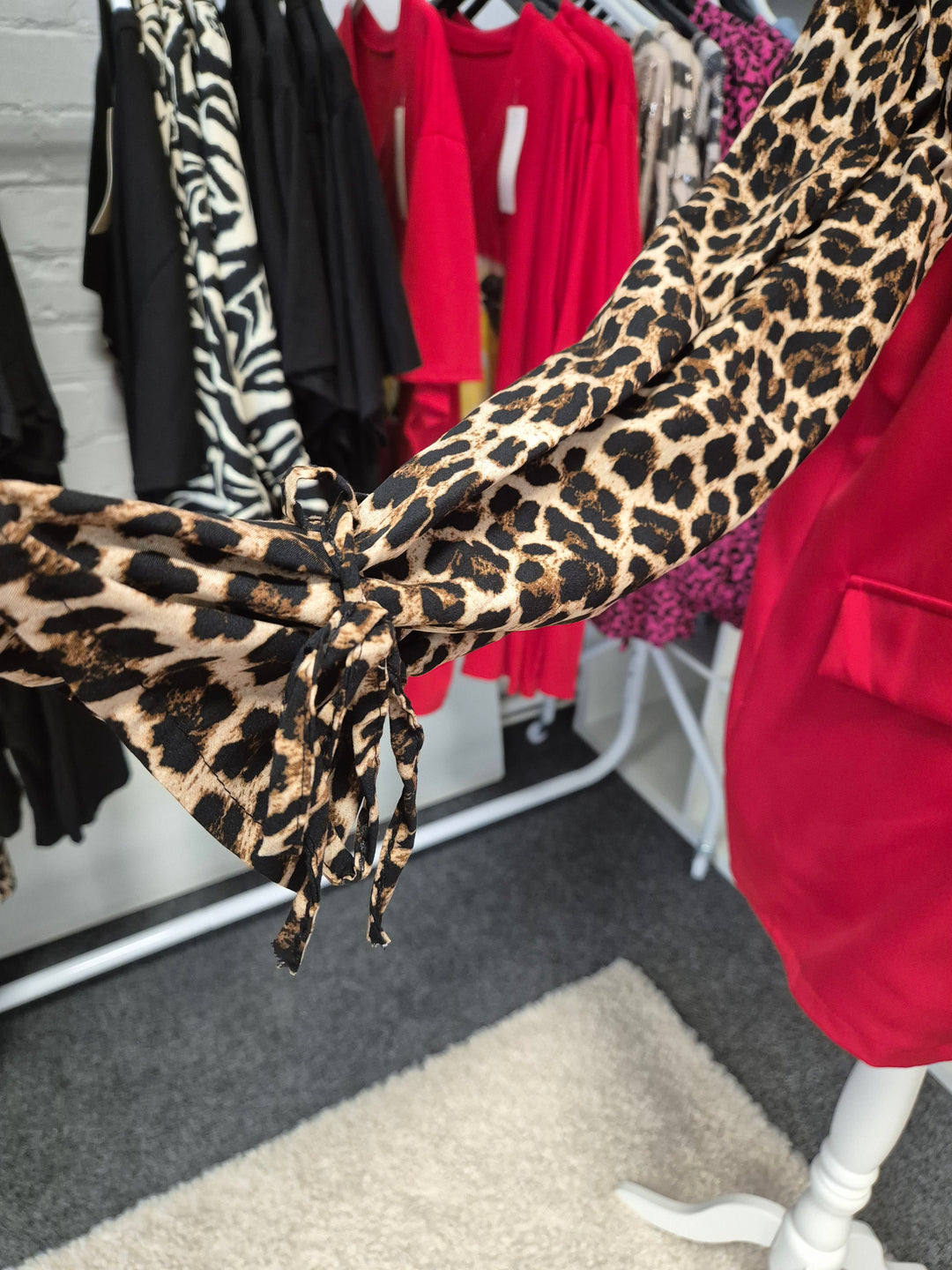 Kenya Leopard Sleeve Jackets (choose your Colour & Size)