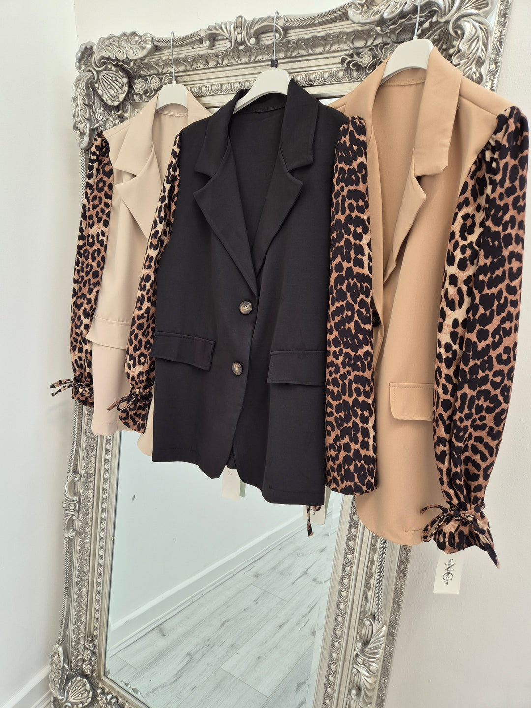 Kenya Leopard Sleeve Jackets (choose your Colour & Size)