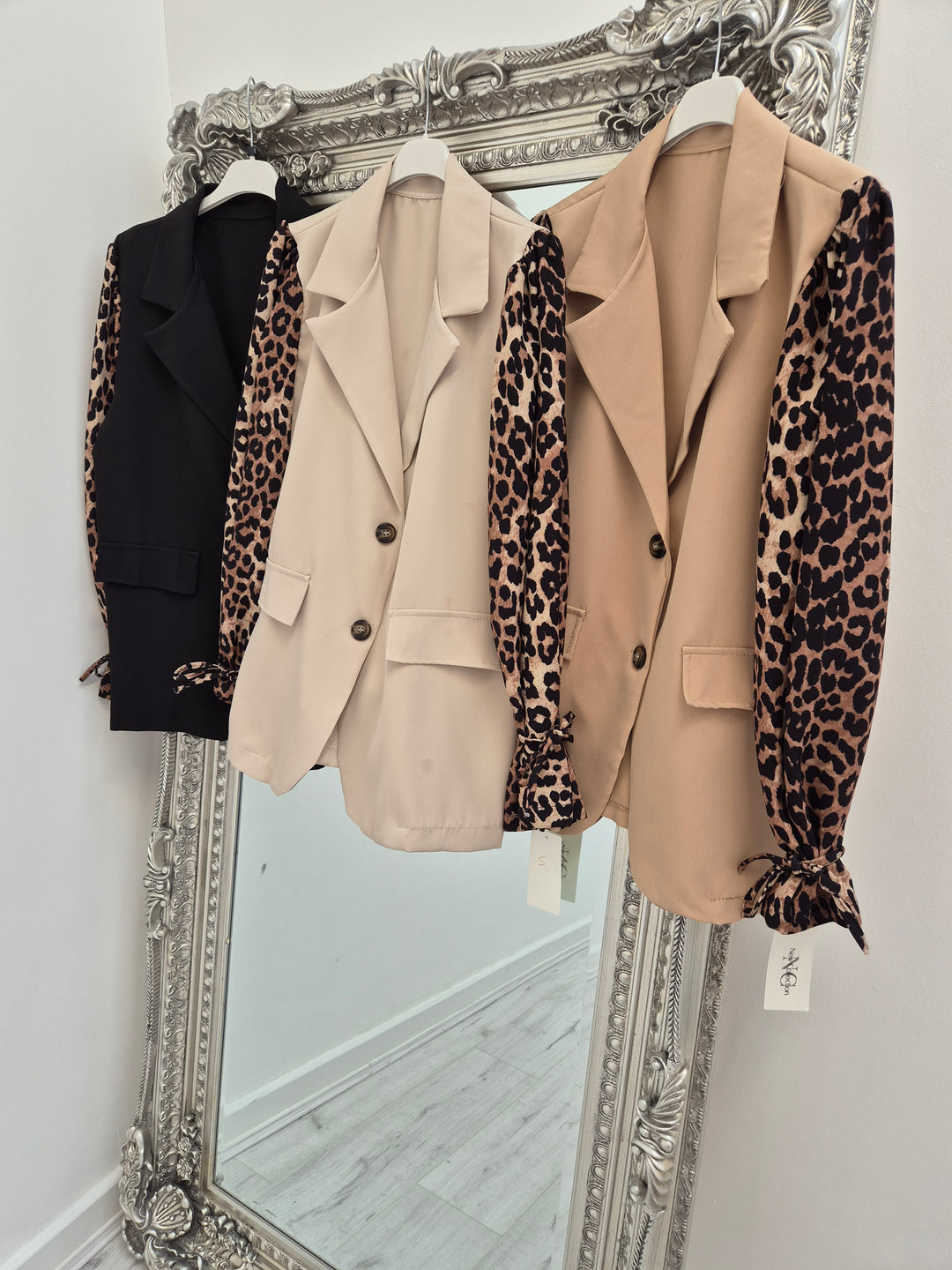 Kenya Leopard Sleeve Jackets (choose your Colour & Size)