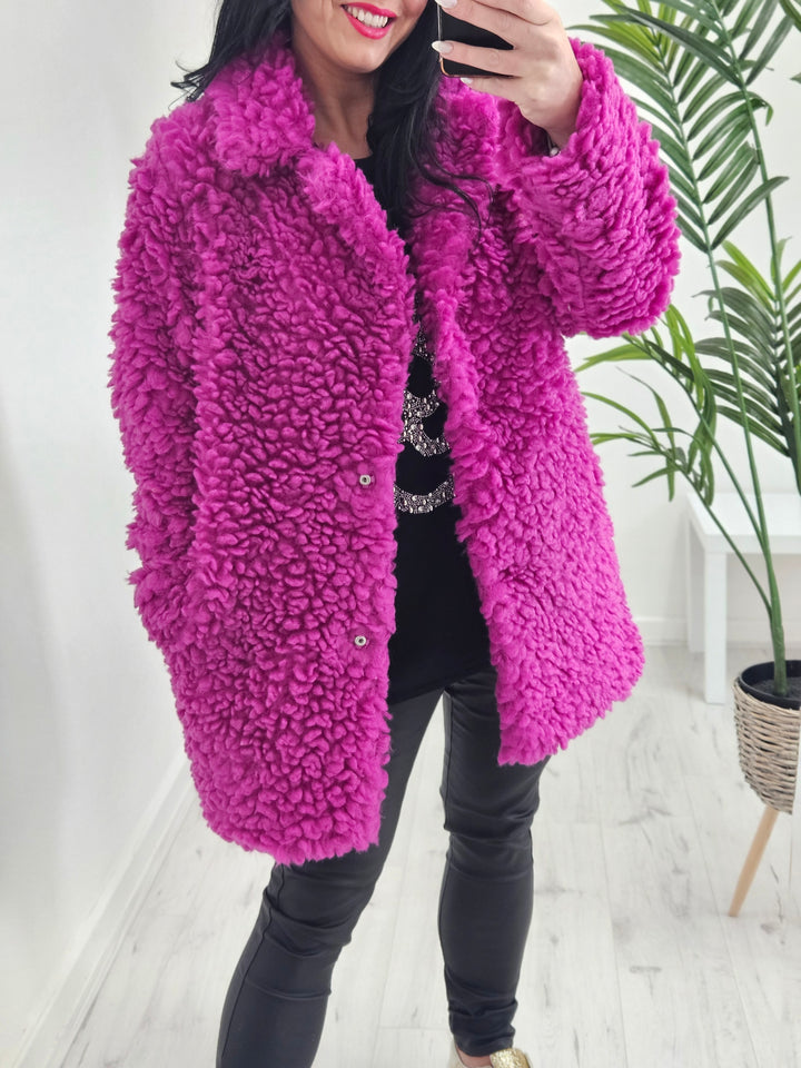 Teddy Coat (Oversized) - (choose your Colour)