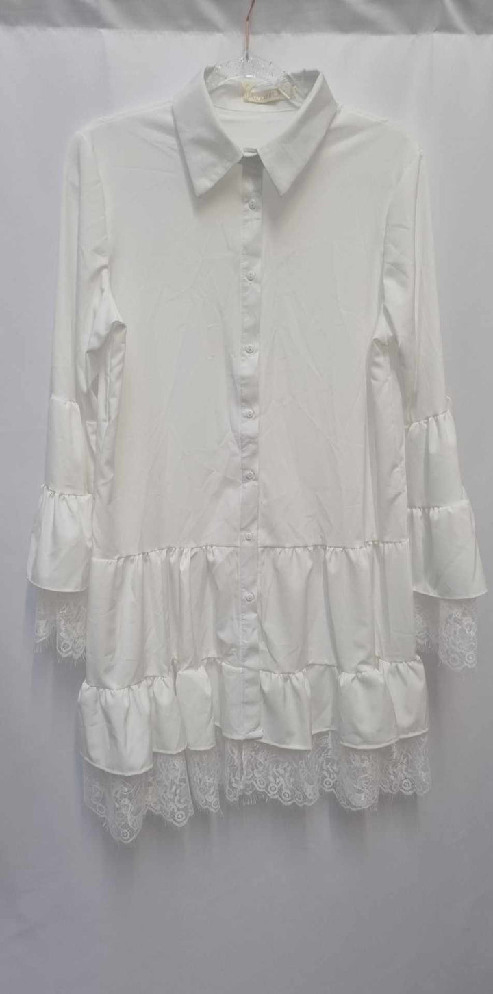 Lace Shirt - White