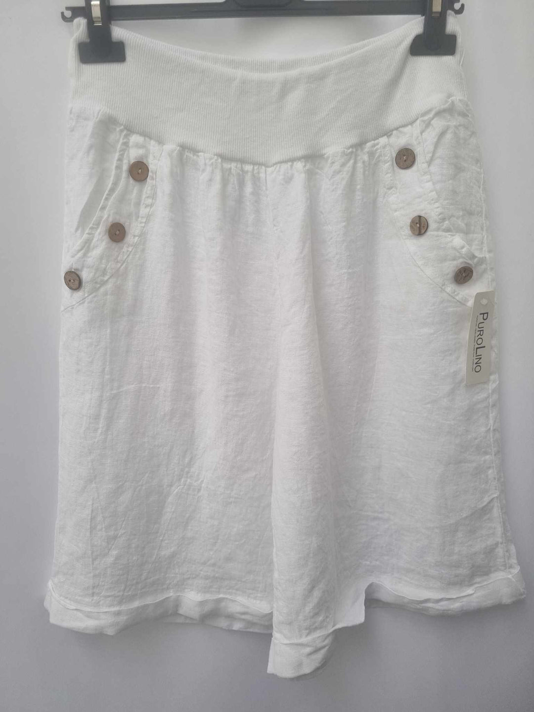 Amalfi Long Linen Shorts - (choose your Colour)