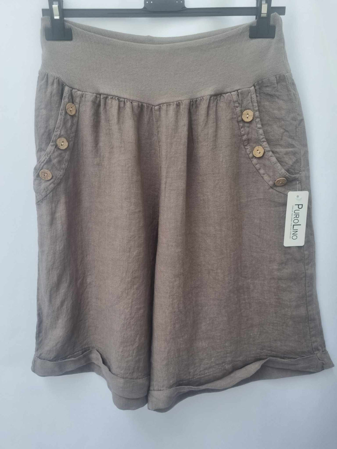 Amalfi Long Linen Shorts - (choose your Colour)