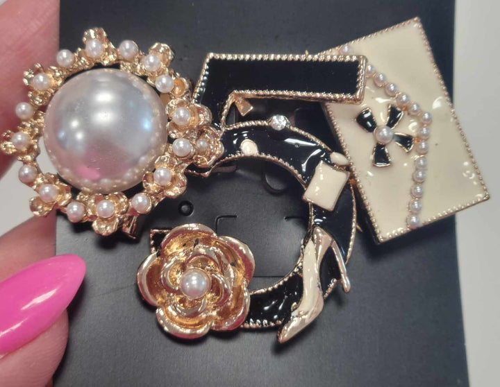 Chantelle Brooch - (Set of 3)