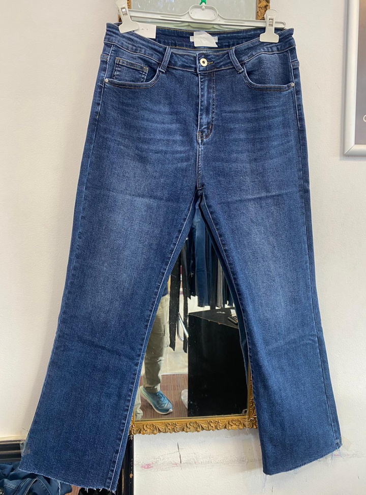 Dark Denim Straight Leg Jeans (All Sizes)