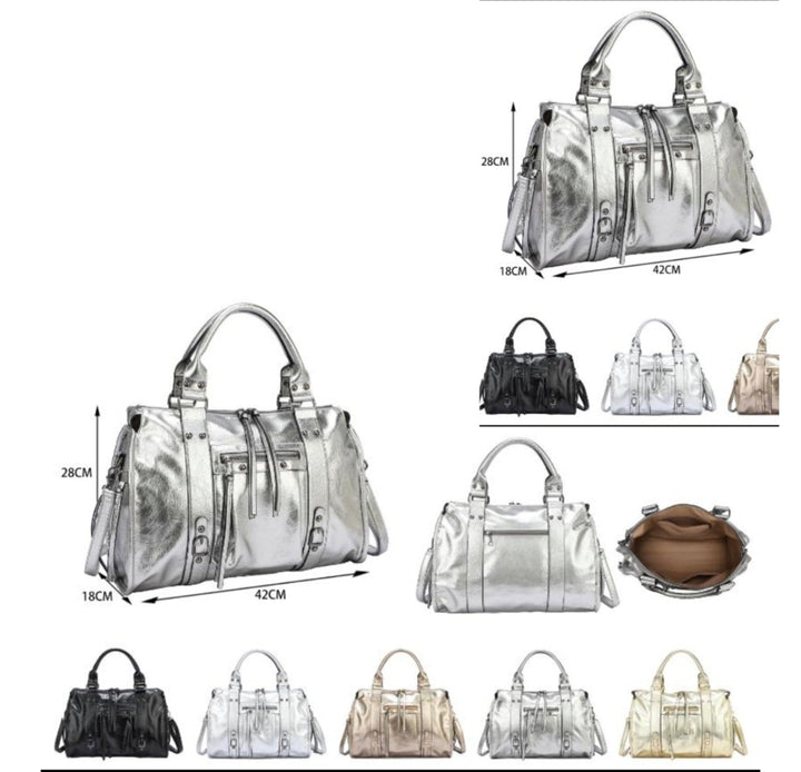 Beverly Hills Metallic Bag (Oversized) - (choose your Colour)