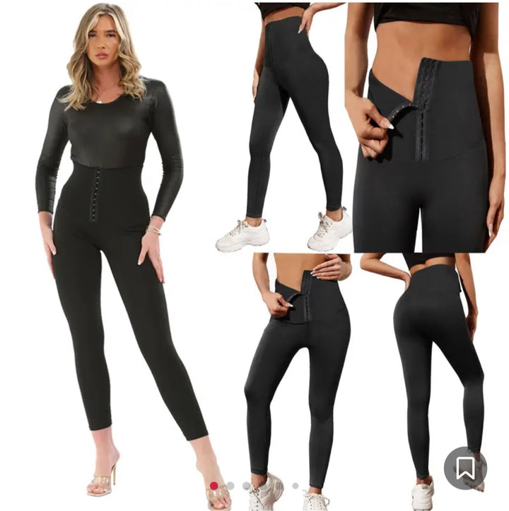 Tummy Control Leggings - Black (all Sizes)