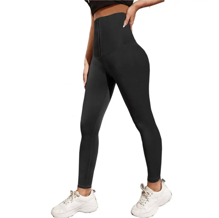 Tummy Control Leggings - Black (all Sizes)