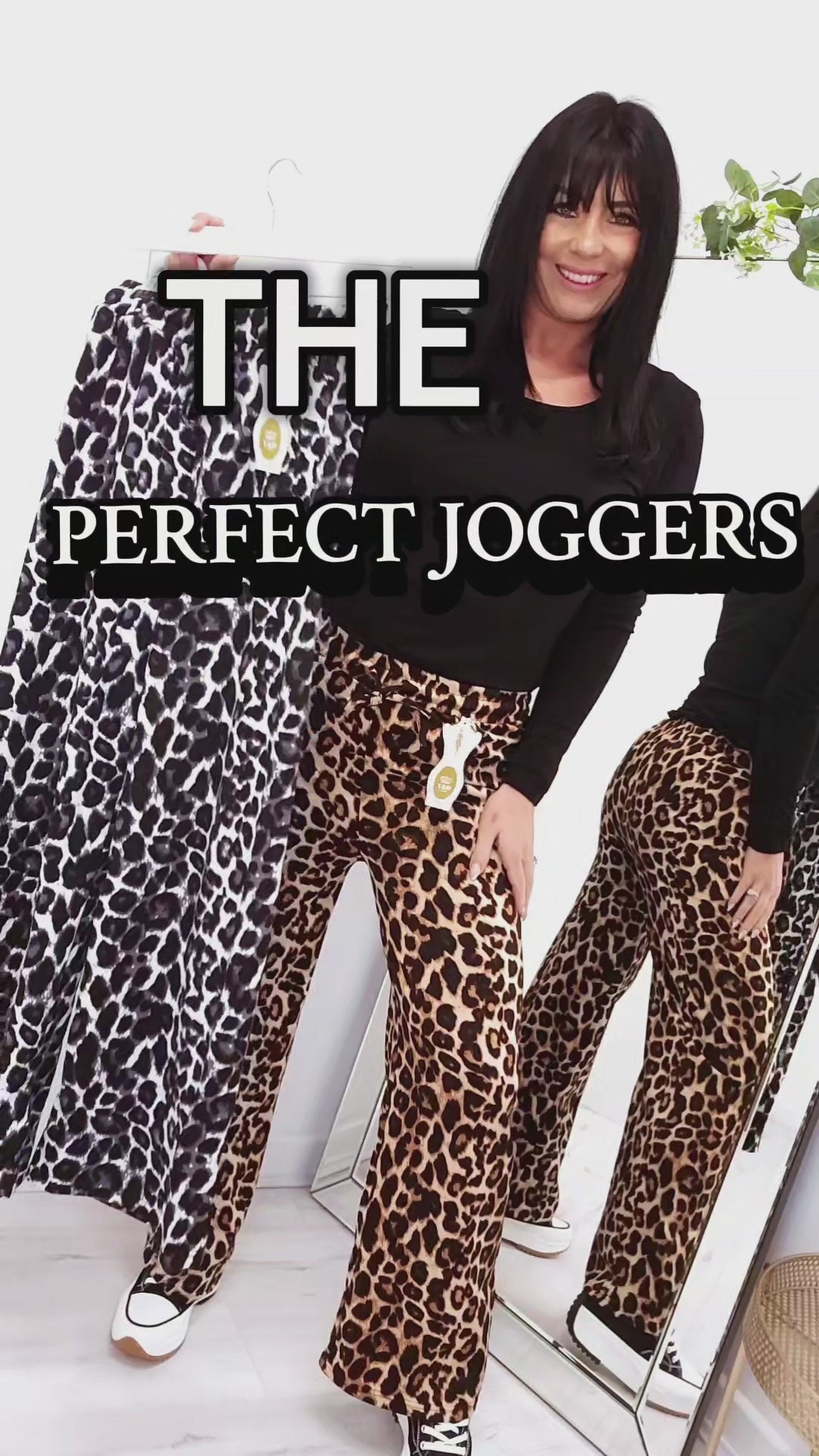 Leopard Joggers - (choose your Size & Colour)