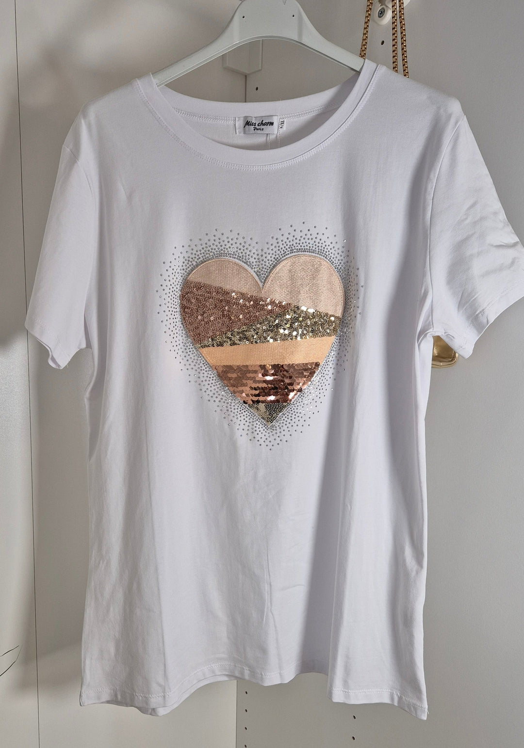 HEART Tee Shirt - White