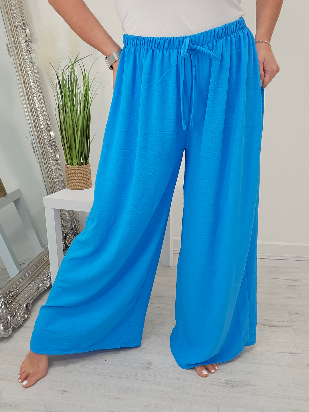 Wide Leg/Palazzo Pants (Curvy) - (choose your Colour)