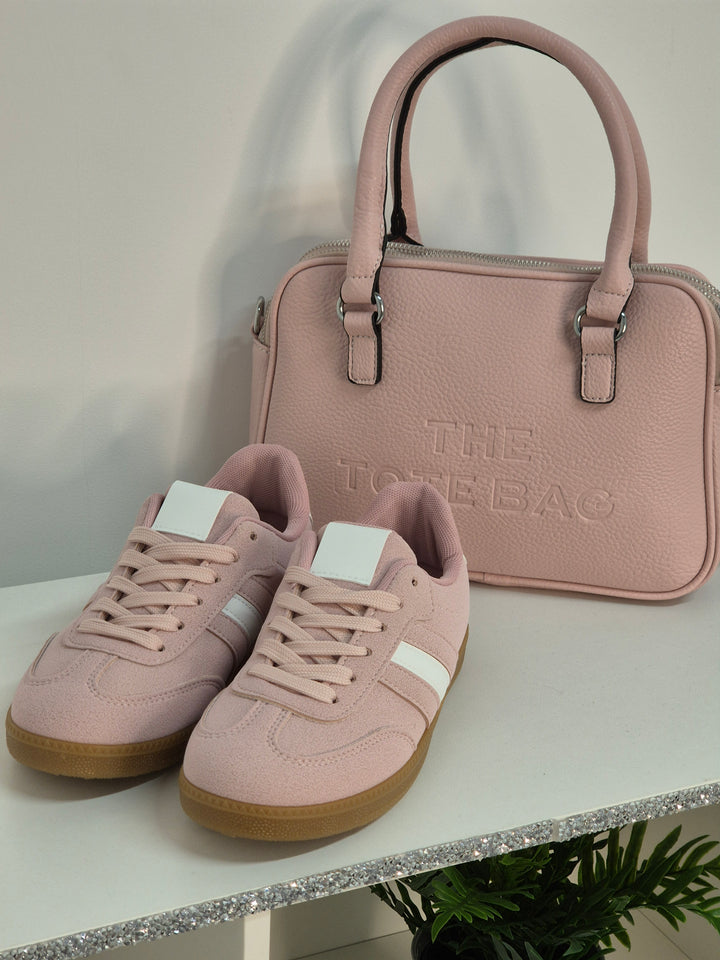 Gazella Trainers - Blush Pink (choose your Size)