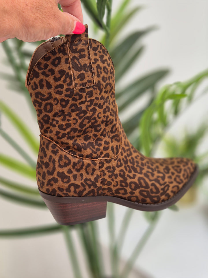 Savannah Leopard Cowboy Boots (choose your Size)