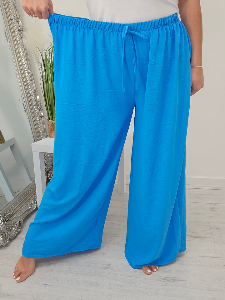 Wide Leg/Palazzo Pants (Curvy) - (choose your Colour)