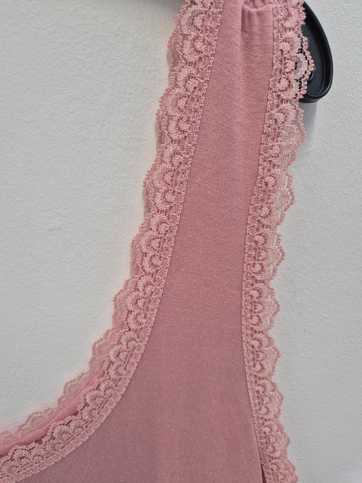 Jasmine Lace Vest Tops - (choose your Colour)