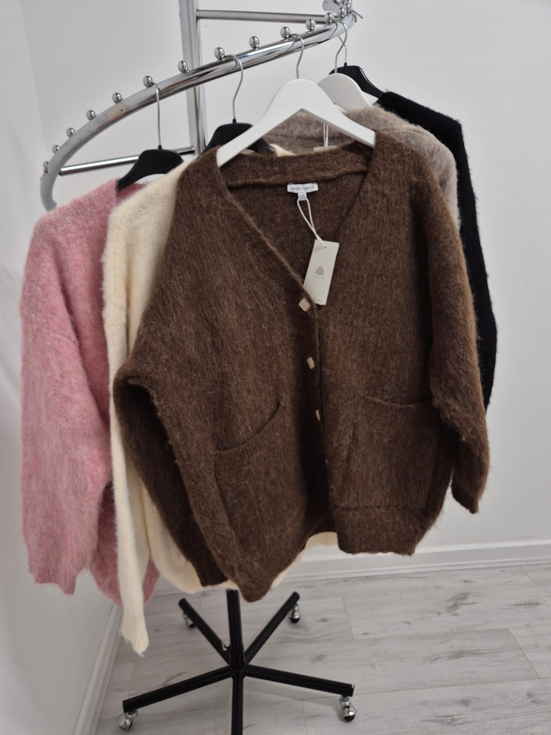 Bethany Oversized Brushed Boxy Cardigan - (choose your Colour)