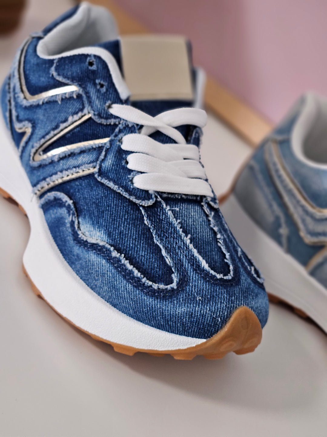 Darcy Denim Trainers (choose your Colour & Size)