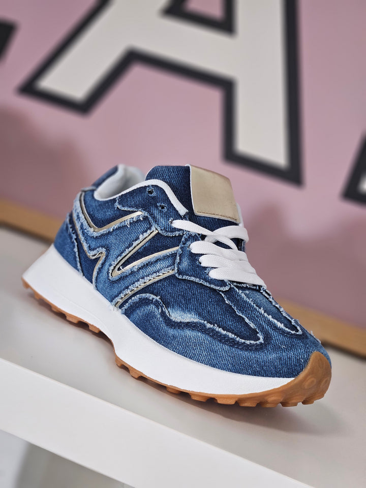 Darcy Denim Trainers (choose your Colour & Size)