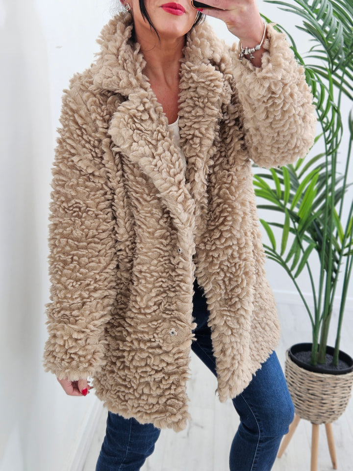 Teddy Coat (Oversized) - (choose your Colour)