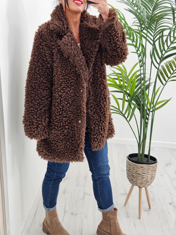 Teddy Coat (Oversized) - (choose your Colour)