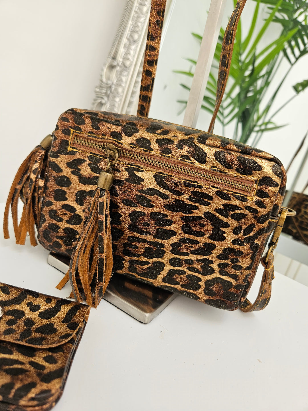 Leopard Cross Body/Shoulder Bag - ( Choose your Colour )