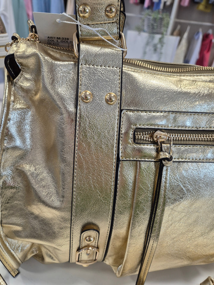 Beverly Hills Metallic Bag (Oversized) - (choose your Colour)