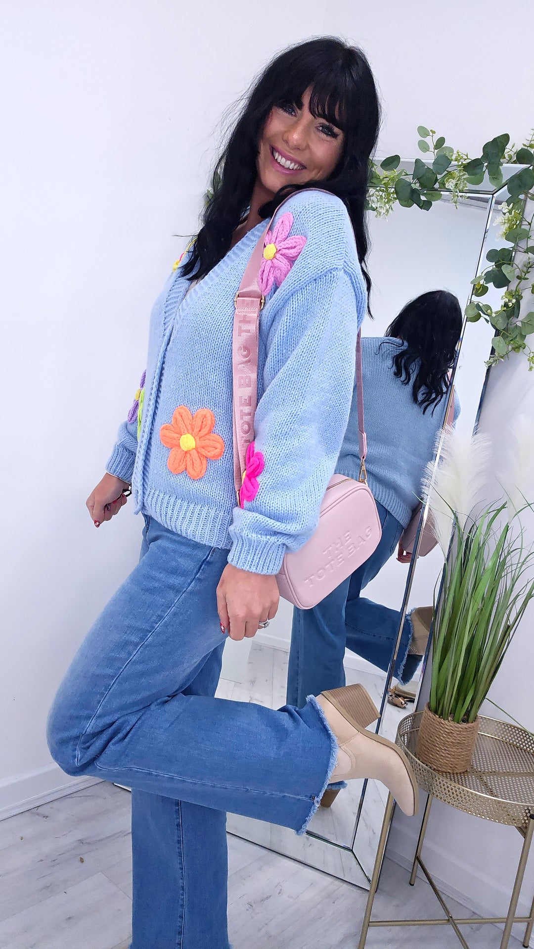 Daisy Cardigan - Blue (choose your Size)