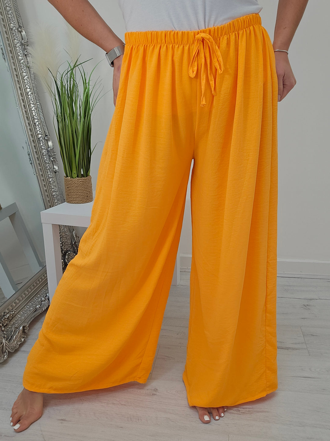 Wide Leg/Palazzo Pants (Curvy) - (choose your Colour)