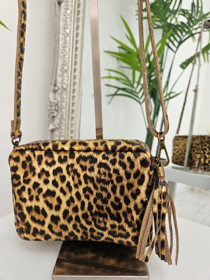 Leopard Cross Body/Shoulder Bag - ( Choose your Colour )