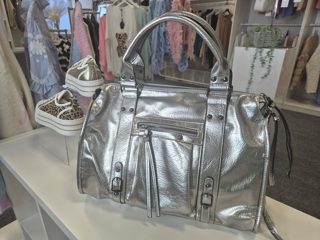 Beverly Hills Metallic Bag (Oversized) - (choose your Colour)