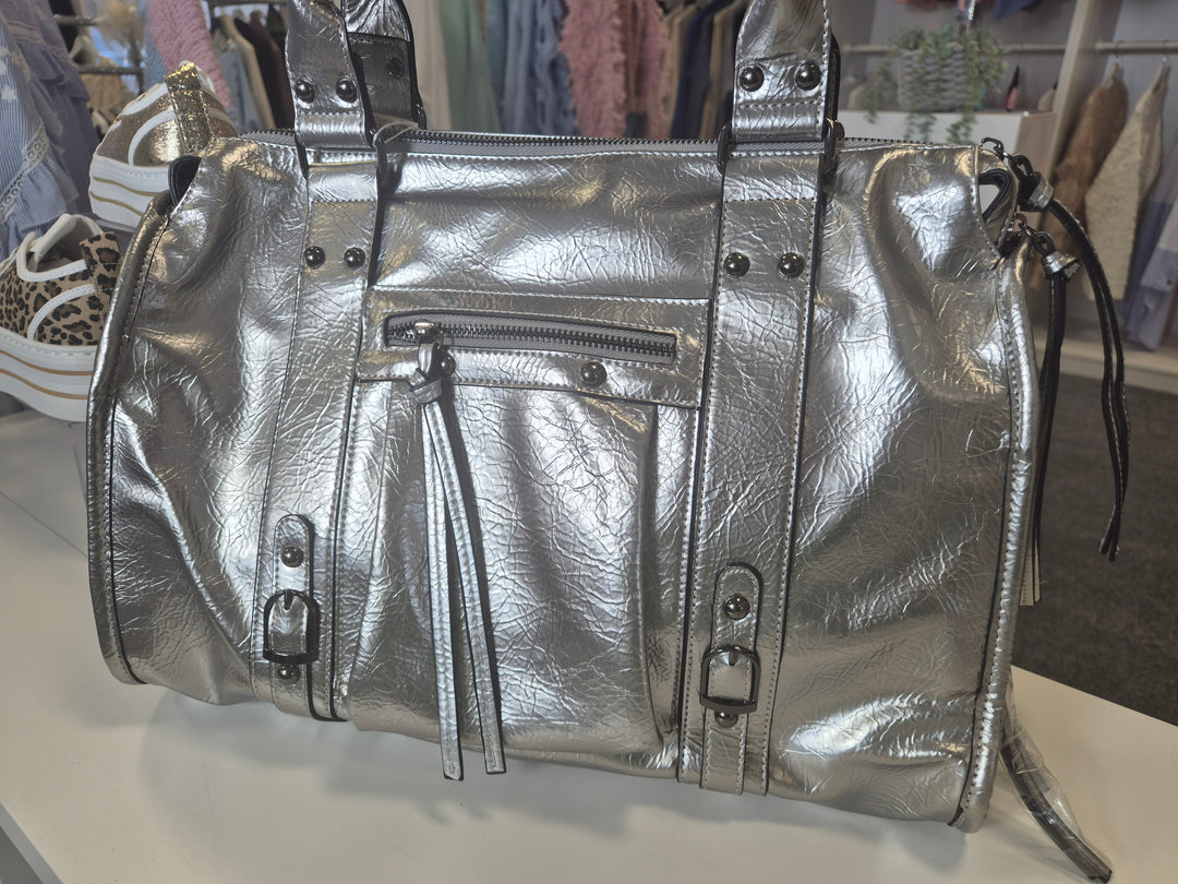 Beverly Hills Metallic Bag (Oversized) - (choose your Colour)