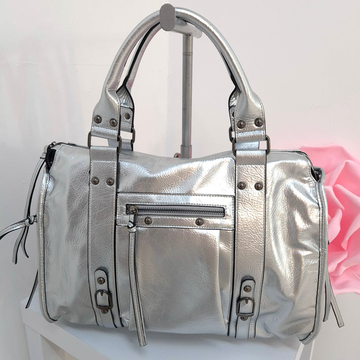 Beverly Hills Metallic Bag (Oversized) - (choose your Colour)