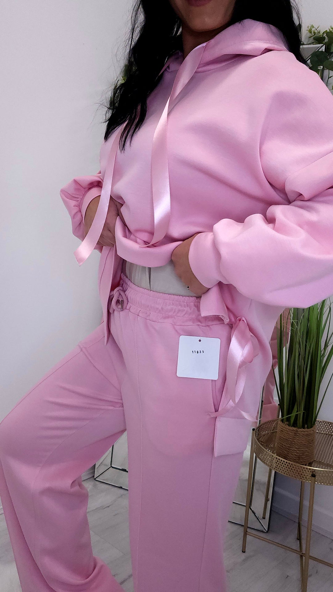 Jenny Bow Hoodie  - Candy Pink