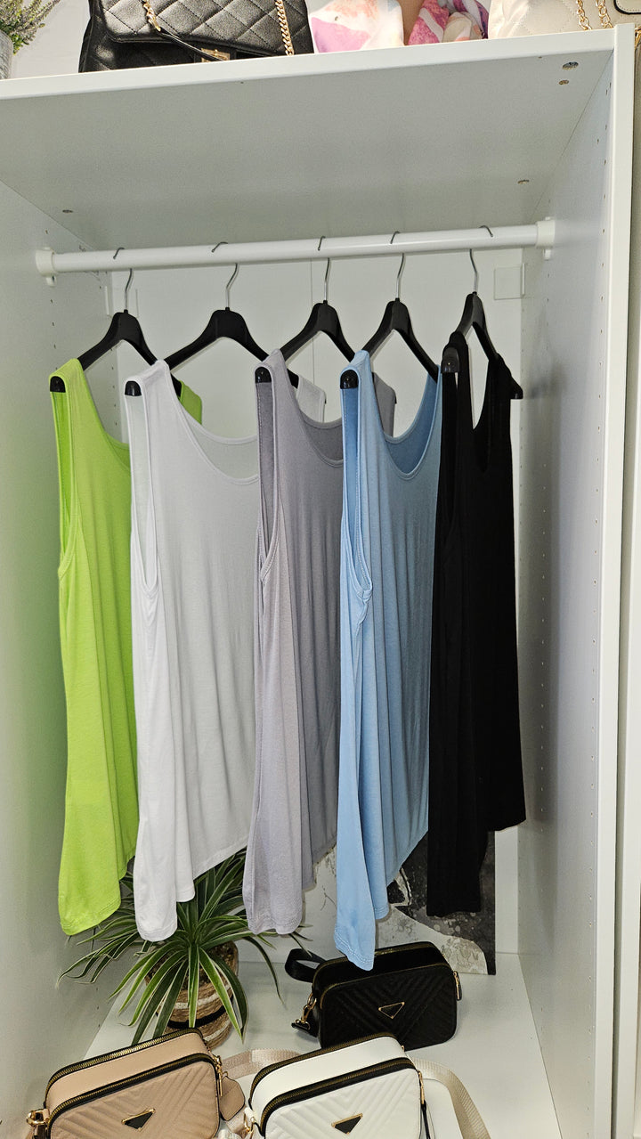 Basic Vest Tops (Curvy) - All Colours