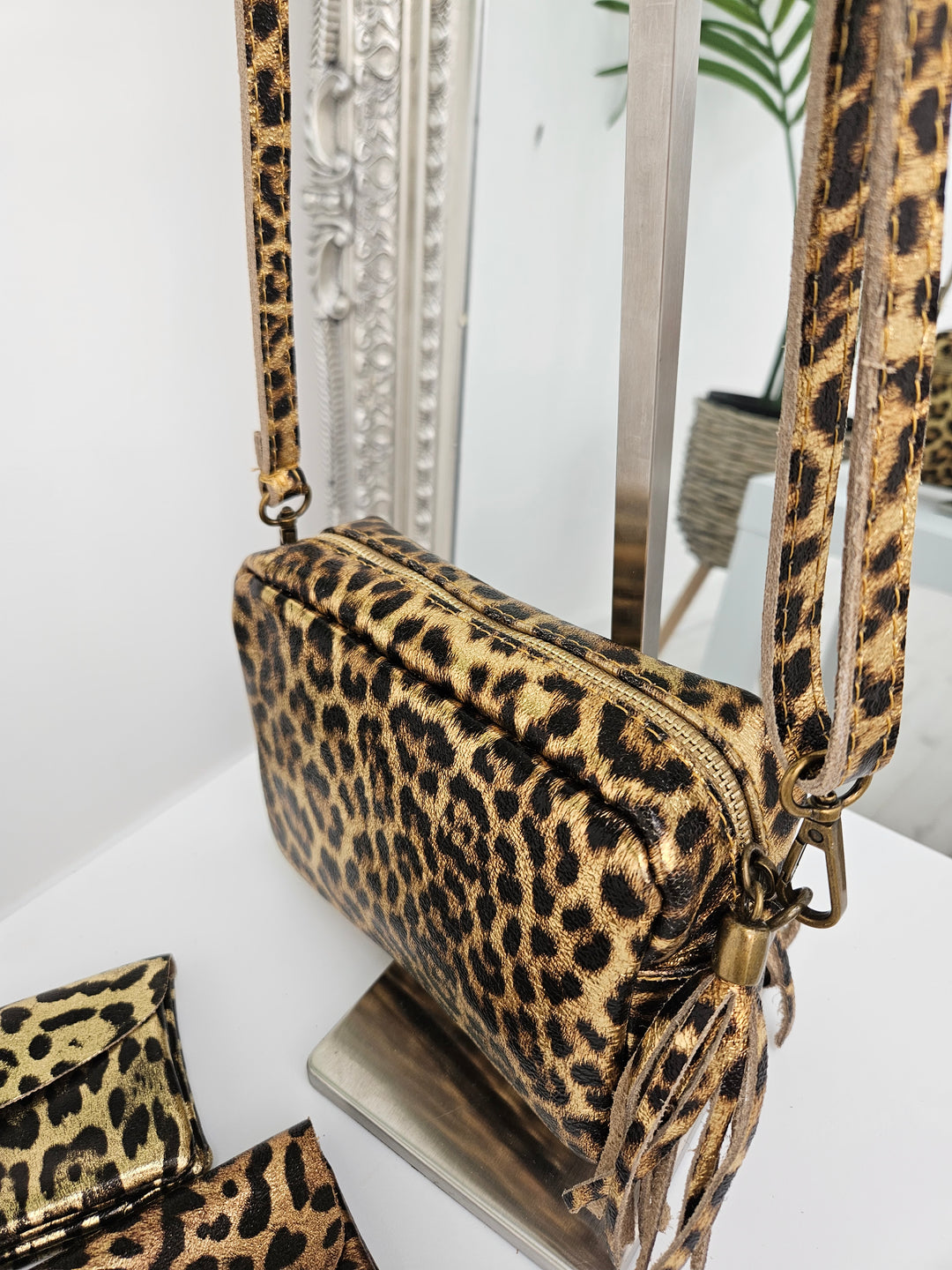 Leopard Cross Body/Shoulder Bag - ( Choose your Colour )