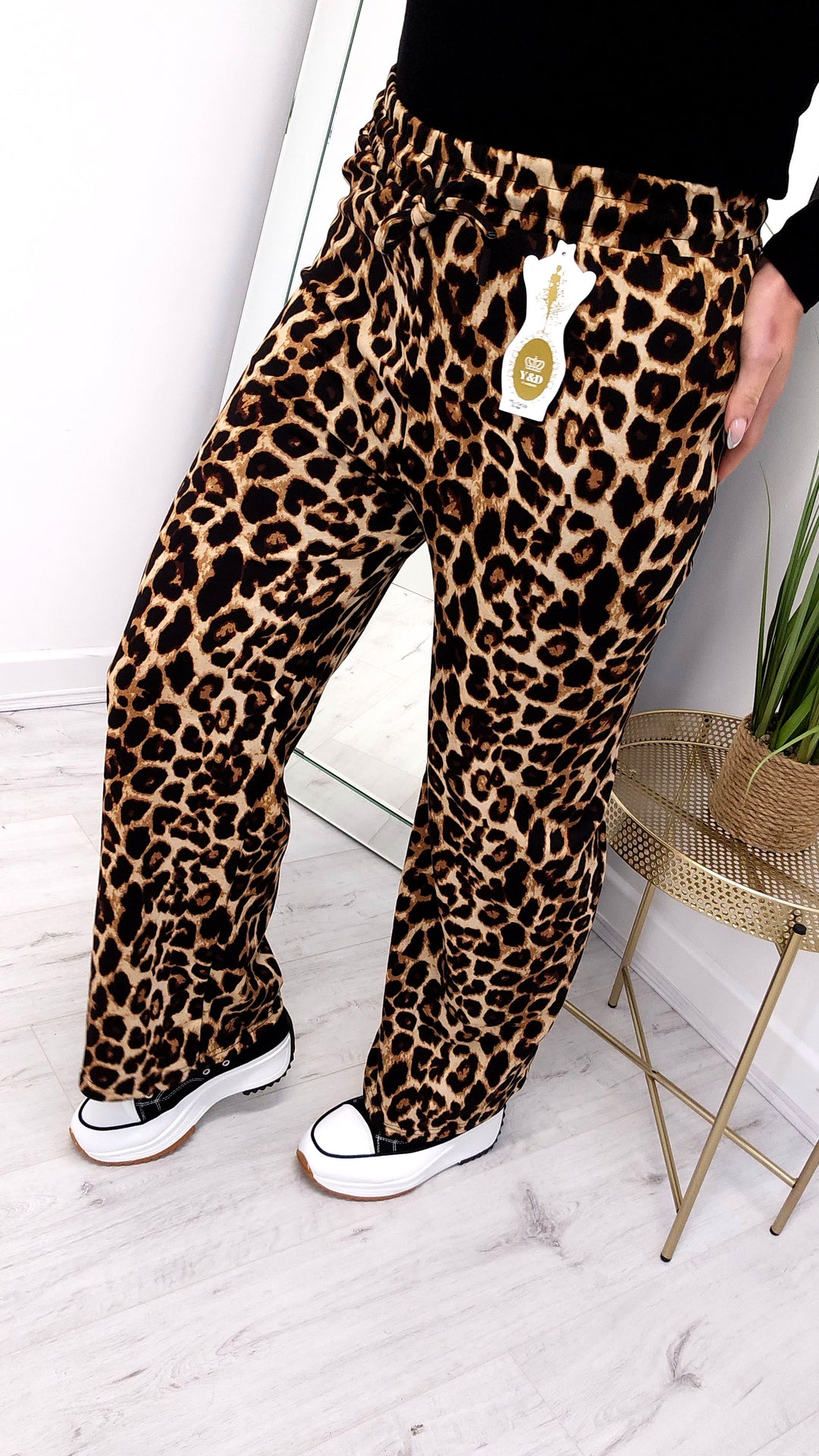 Leopard Joggers - (choose your Size & Colour)