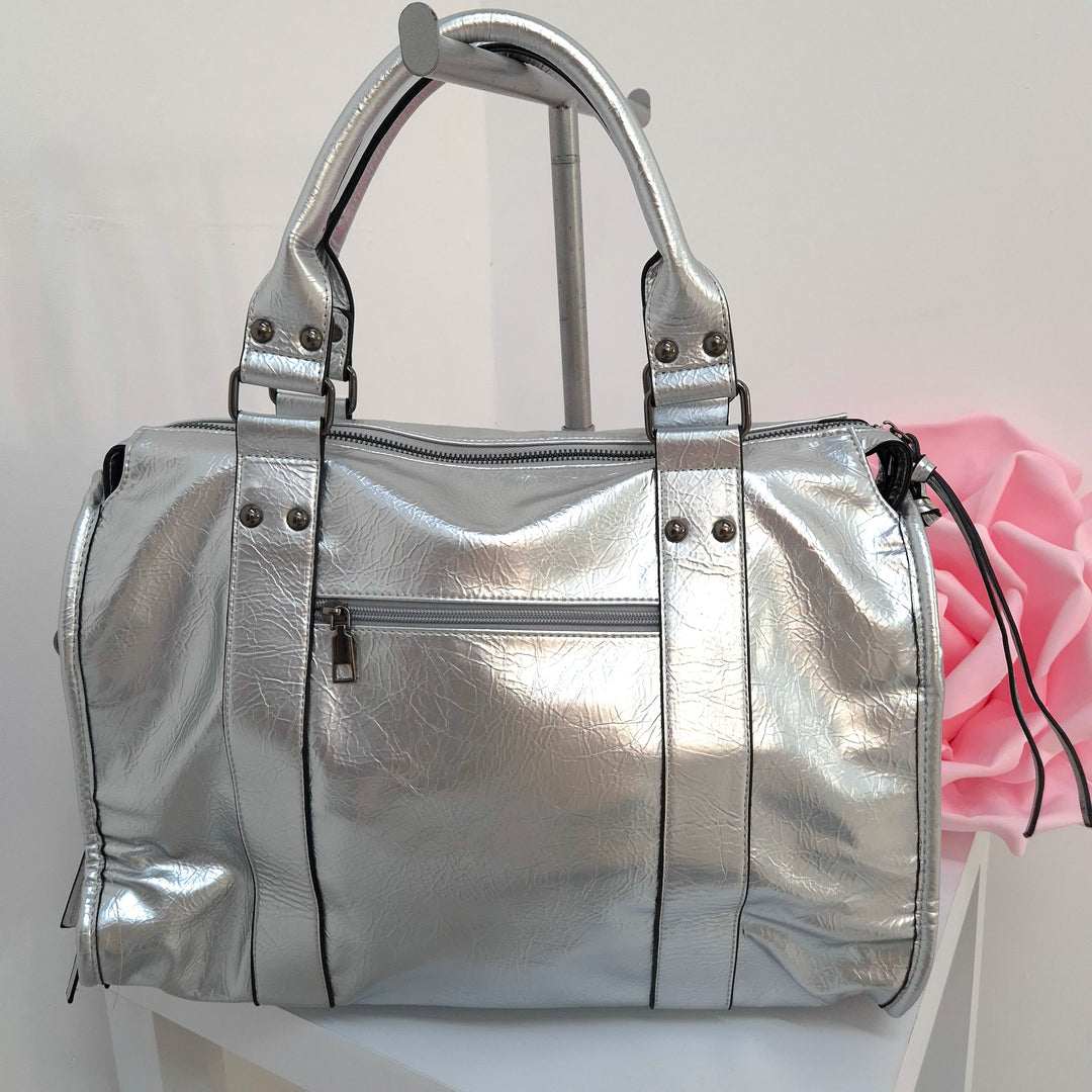 Beverly Hills Metallic Bag (Oversized) - (choose your Colour)