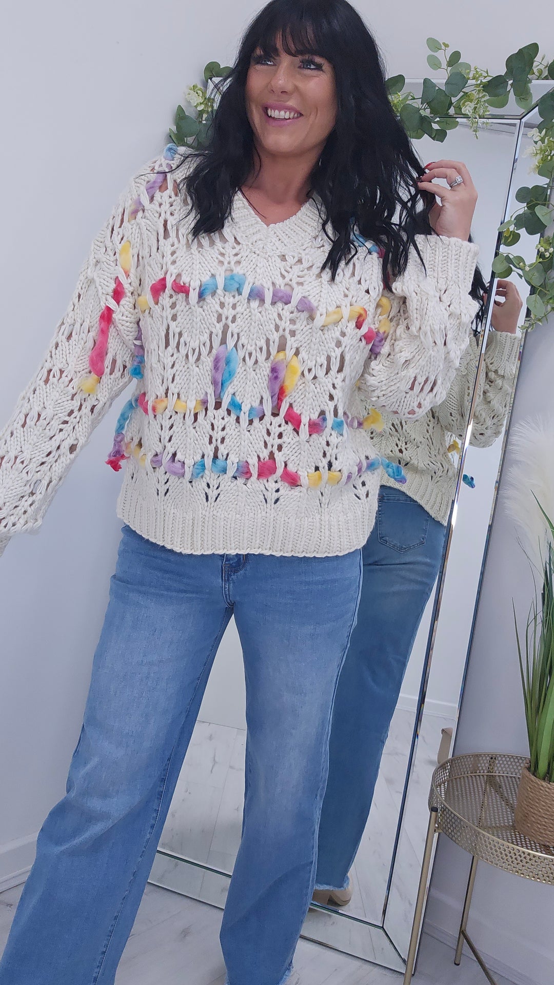 Taylor Crochet Jumper - (choose your Colour)