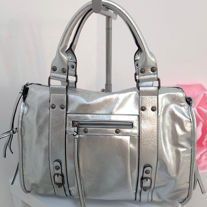 Beverly Hills Metallic Bag (Oversized) - (choose your Colour)