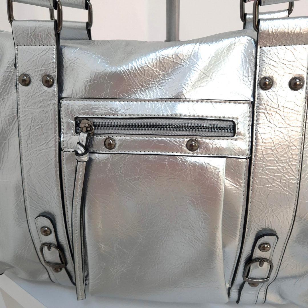 Beverly Hills Metallic Bag (Oversized) - (choose your Colour)