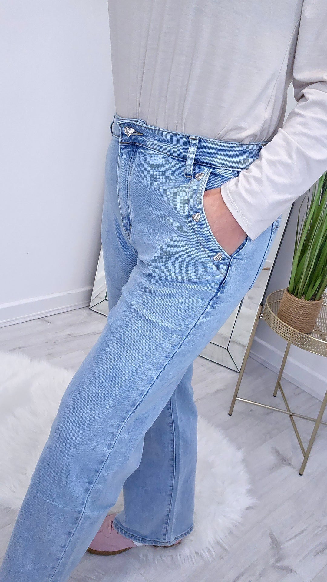 Valentine Wide Leg Jeans (G Smack) - (choose your Size)