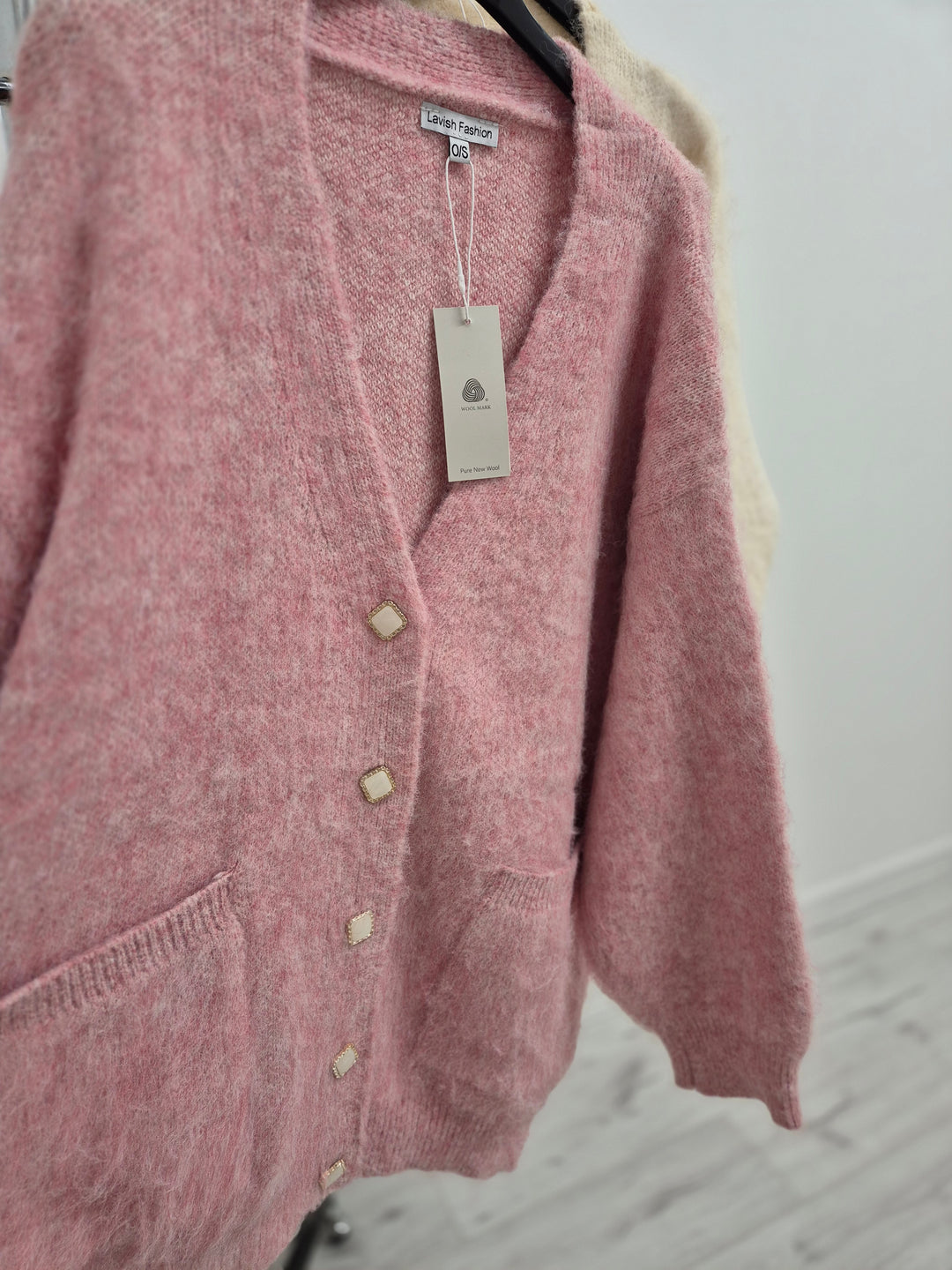 Bethany Oversized Brushed Boxy Cardigan - (choose your Colour)